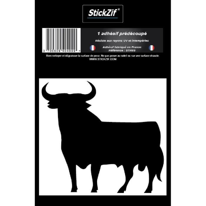 STICKZIF 1 Adhésif Symbole Taureau STR6S