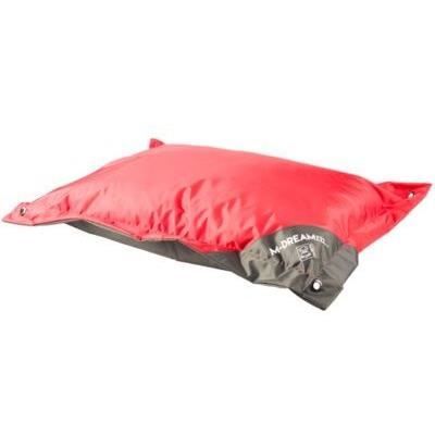 MPETS Coussin d'extérieur Natuna 80 cm - Taille S - Rouge et gris - Pour chien