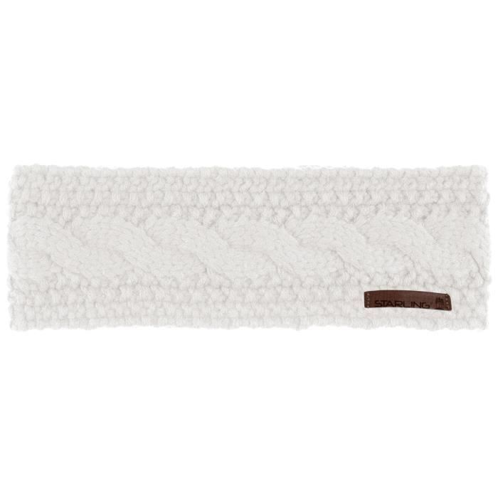 STARLING Bandeau doublure polaire Estelle - Femme - Blanc