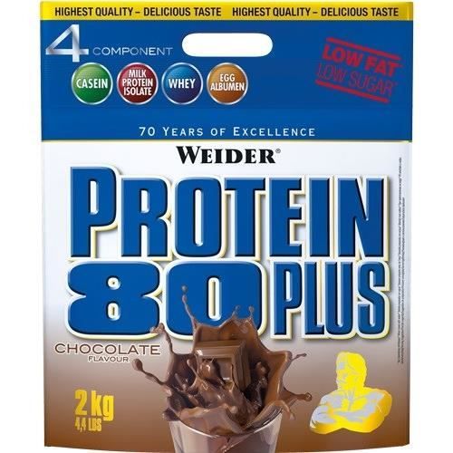 WEIDER Sachet de Protein 80+ Noix de Coco 2kg