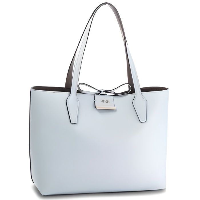 Cabas Sac Tote Bleu Brun Réversible Ciel Bobbi Femme Out Guess Inside 8wN0vmn