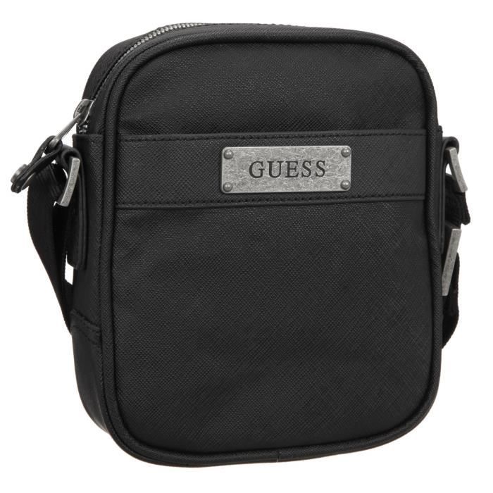 GUESS Sacoche MYSELF HM1868 Noir Homme Noir - Achat ...