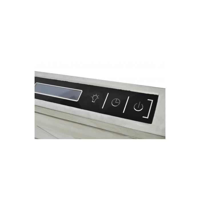 Hotte aspirante de cuisine pour ilot ultra Acier2