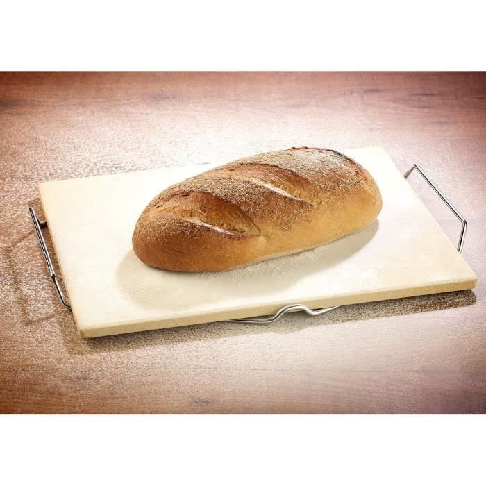 Pierre à pizza pour cuisson au barbecue -2