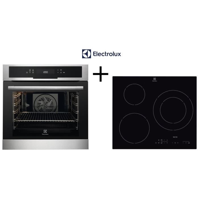 PACK CUISSON ELECTROLUX - EEC5799BOX Four chaleur tournante - E6113HIK Table de cuisson induction 3 zones
