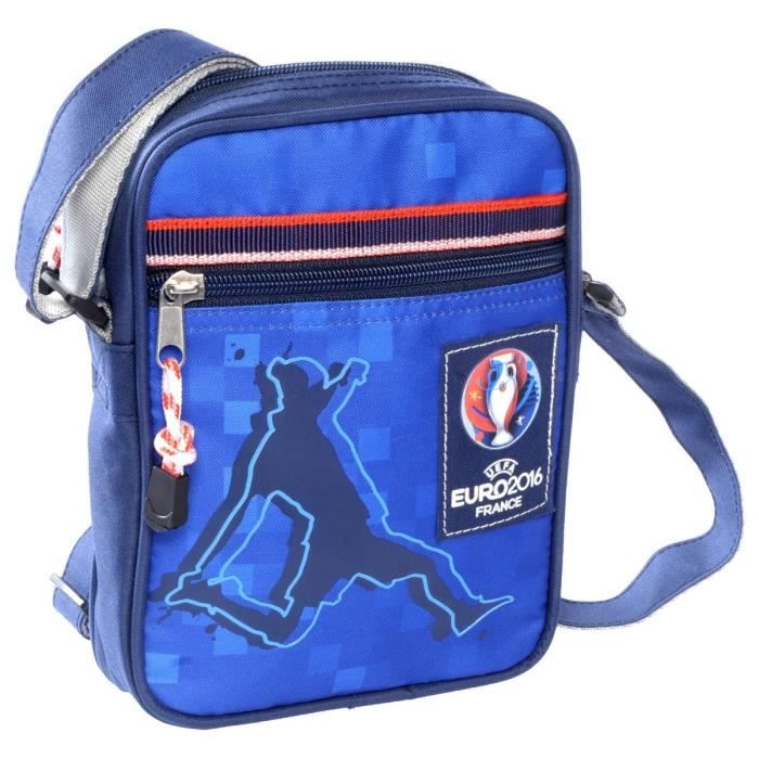 UEFA - EURO 2016 Porte Travers - 1 Compartiment - 12 à 18 ans - Classe Secondaire - Bleu - 15 cm - Enfant Garçon