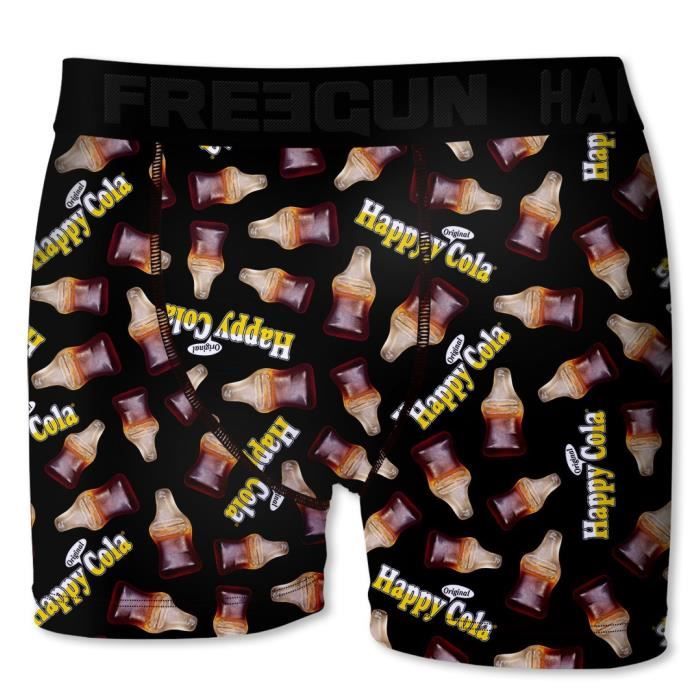 FREEGUN Boxer Cola Haribo Noir et Multicolore Enfant Garçon