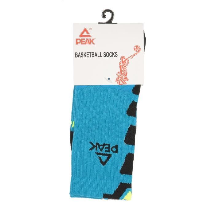 PEAK Chaussettes de Basket Pro - Homme - Bleu