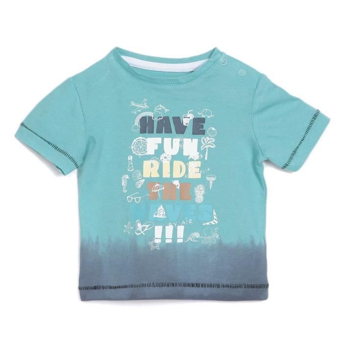 BEBE REVE Tee shirt manches courtes Print - Emeraude