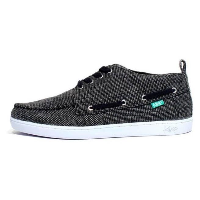 KEEP Chaussures Bateaux Boyne - Homme - Noir Suède