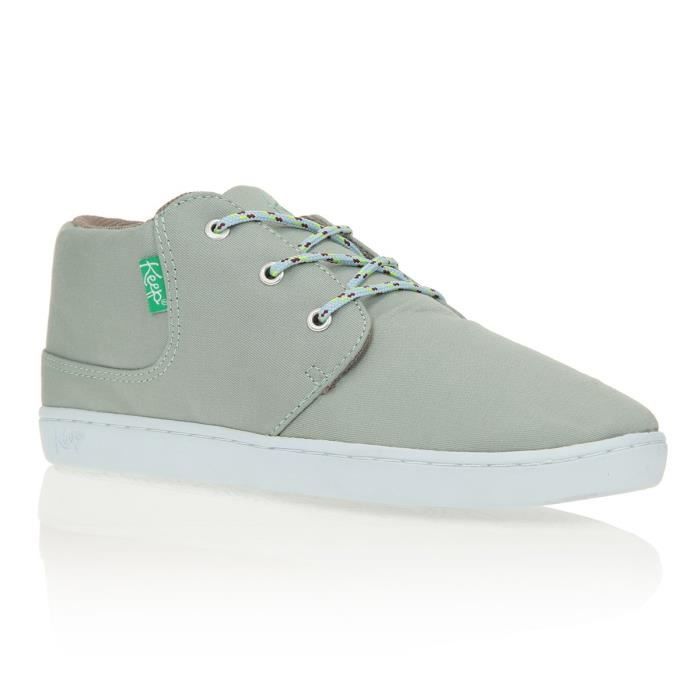 KEEP Baskets Montantes Ramos Cerulean Twill - Enfant Mixte - Vert Menthe