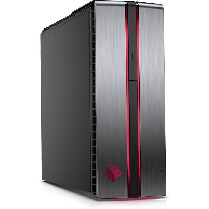 Unité Centrale - HP Omen 870-209nf - Core i7-7700 - 8Go de RAM - Disque Dur 2To HDD - GTX 1060 3Go - Windows 10