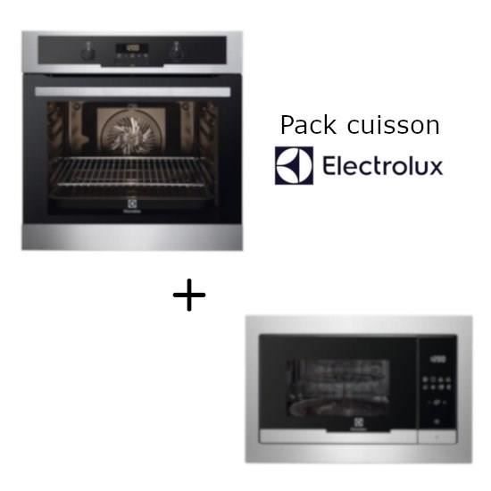 Pack Electrolux: Four encastrable EEC44549OX + Micro-ondes grill EMT25207OX