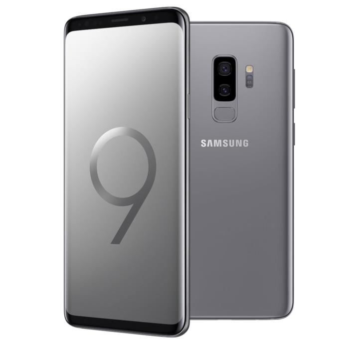 Samsung Galaxy S9+ Gris Titane - 256 Go - Double Sim