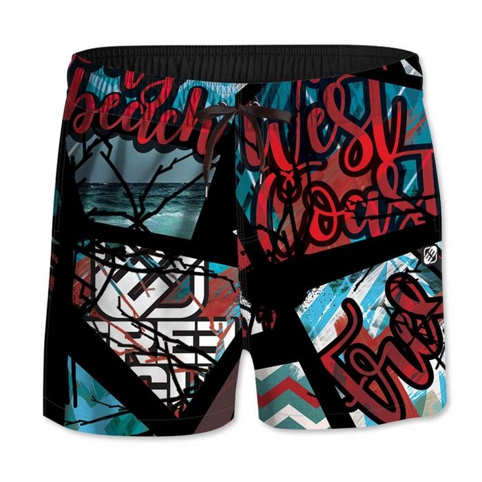 FREEGUN - Boardshort Court Orange Dégradé pour Garçon