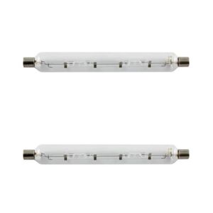 SYLVANIA Lot de 2 ampoules halog?ne S19 50 W équivalent ? 60 W 230V