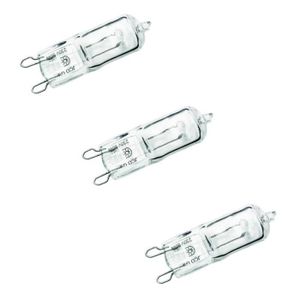 SYLVANIA Lot de 3 ampoules Hi-pin Ecohalo G9 18 W équivalent ? 25 W
