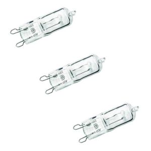 SYLVANIA Lot de 3 ampoules Hi-pin Ecohalo G9 53 W équivalent ? 75 W