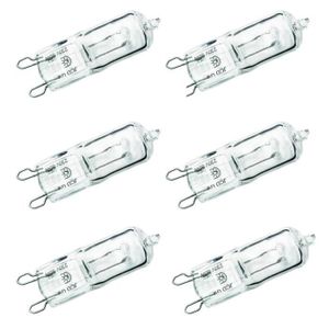 SYLVANIA Lot de 6 ampoules Hi-pin Ecohalo G9 18 W équivalent ? 25 W
