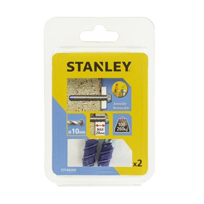 STANLEY Kit de 2 boulons ultra ø10x75 mm STF46009-XJ