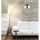 DESI Lampadaire arceau chrome - H 166 cm - Contemp