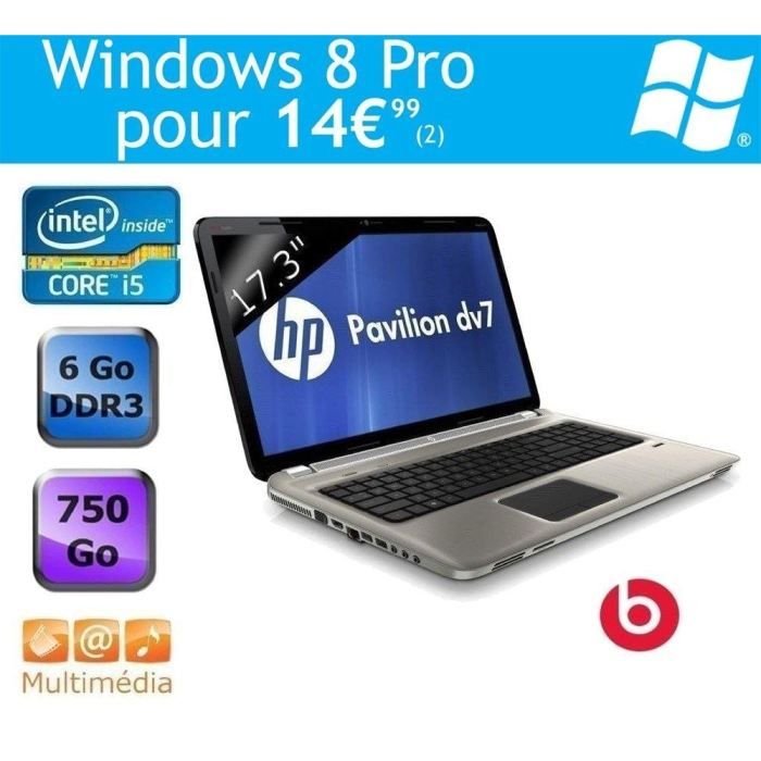 HP Pavilion dv7 6b62ef   Achat / Vente ORDINATEUR PORTABLE HP Pavilion