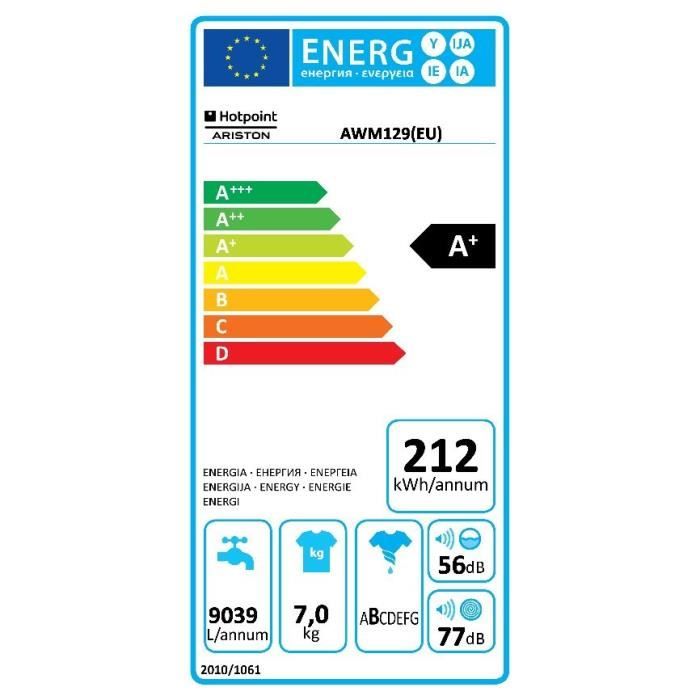  AWM 129 (EU) - Lave linge frontal tout intégrable1