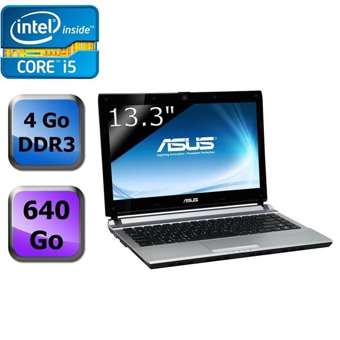 Asus U36SD Silver NANO   Achat / Vente ORDINATEUR PORTABLE Asus U36SD