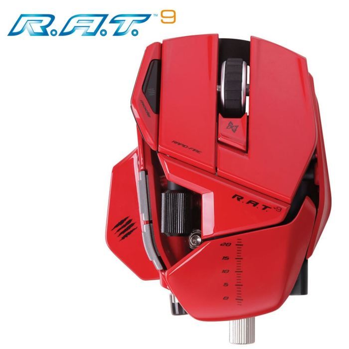 Madcatz R.A.T. 9 Gloss Red   Achat / Vente SOURIS Madcatz R.A.T. 9