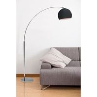 LAMPADAIRE DESI Lampadaire arceau noir - H 166 cm - Contempor LAMPADAIRE DESI Lampadaire arceau noir - H 166 cm - Contempor