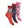 MINNIE Lot de 3 Paires de Chaussettes Sérigraphié