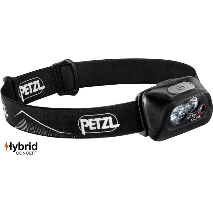 Produit shopeco.fr : PETZL Lampe ACTIK CORE noir