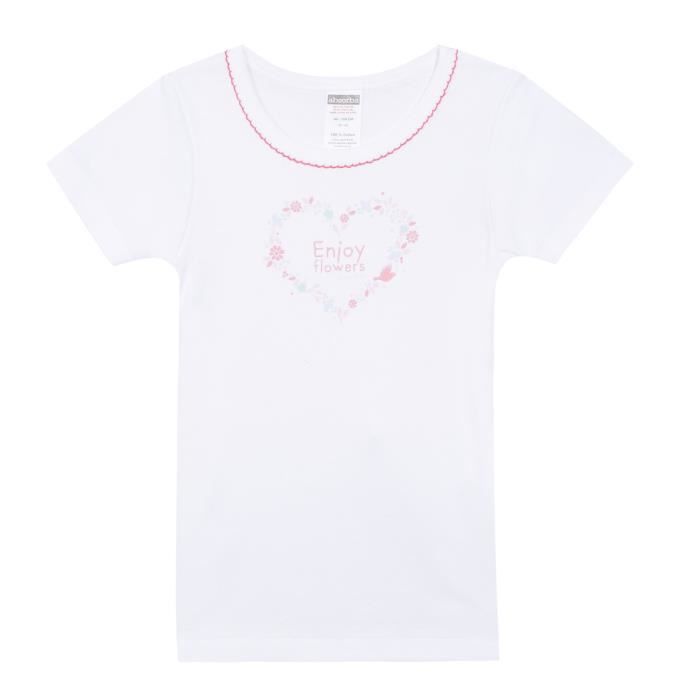 ABSORBA UNDERWEAR T-shirt Enjoy Flowers Blanc Enfant Fille