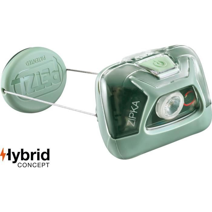 Produit shopeco.fr : PETZL Lampe ZIPKA vert