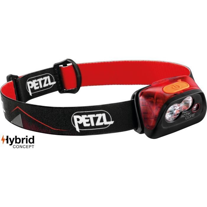 Produit shopeco.fr : PETZL Lampe ACTIK CORE rouge