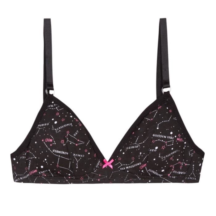DIM Soutien-Gorge Noir Enfant fille