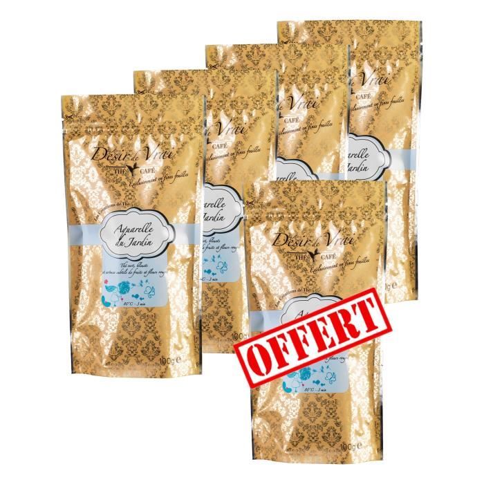 4 + 1 Offert DESIR DE VRAI Thé de Création \