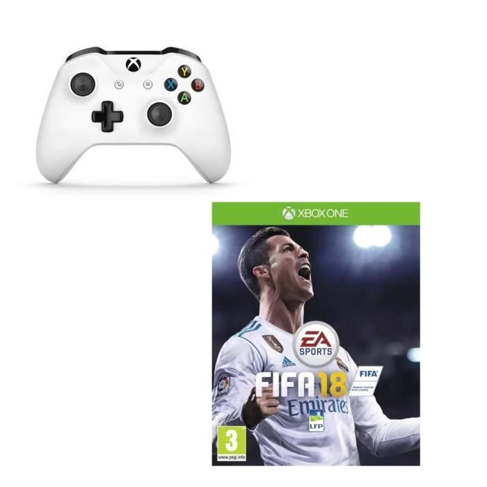 Pack Manette sans fil + Fifa 18
