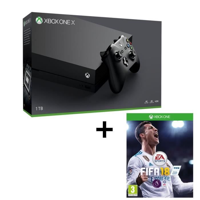 Pack Xbox One X 1 To + Fifa 18