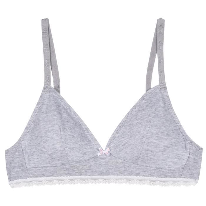 DIM Soutien-gorge Trady Gris chiné Enfant Fille