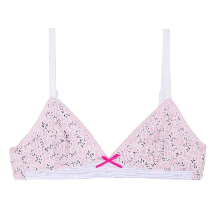 ABSORBA UNDERWEAR Soutien-Gorge Rose Dragée et Violet Junior Fille