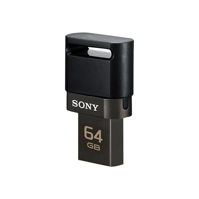 Sony Cle De Transfert Otg Micro Usb /Usb 3,0 - 1 -64Gb - Noir