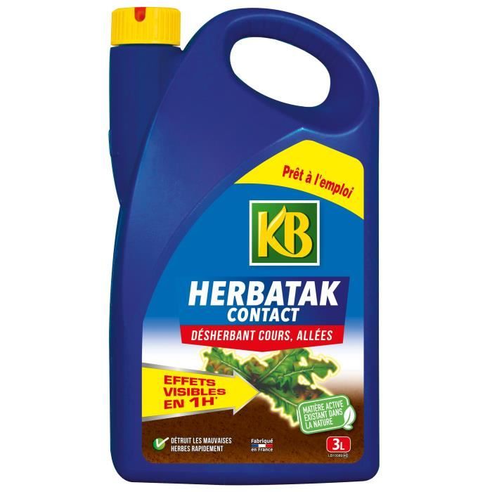 KB Désherbant Herbatak Contact recharge - 3 L