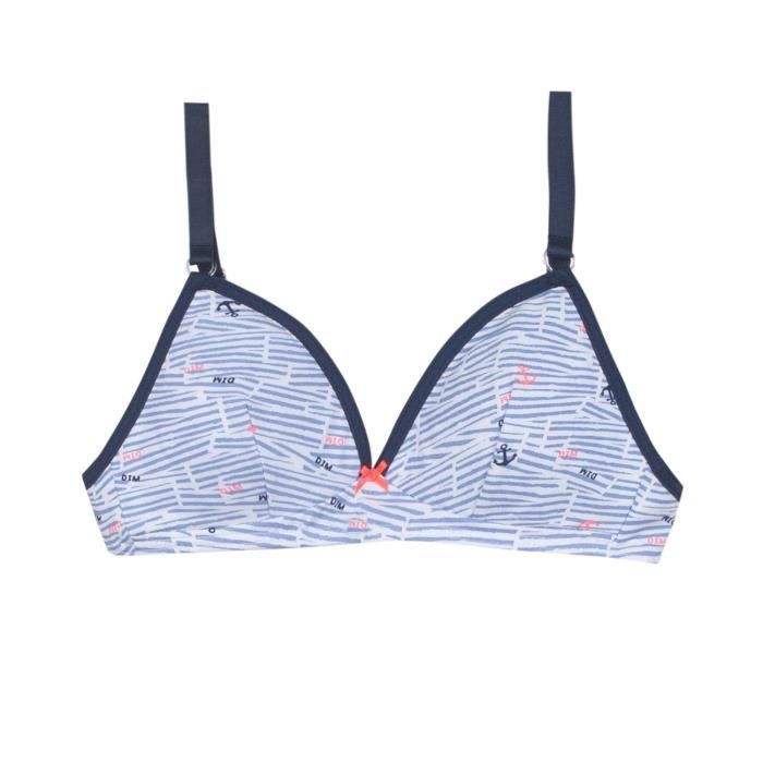 DIM Soutien-gorge Matelot Blanc Enfant Fille