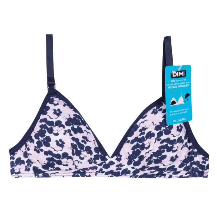 DIM Soutien-Gorge Bleu Matelot Enfant fille