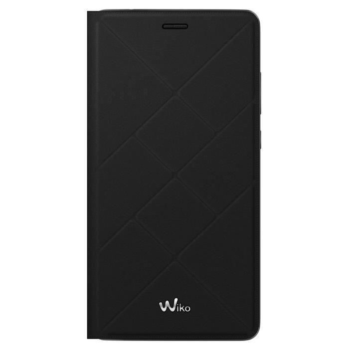 Wiko Folio Jetlines Pulp Fab 4G - Noir