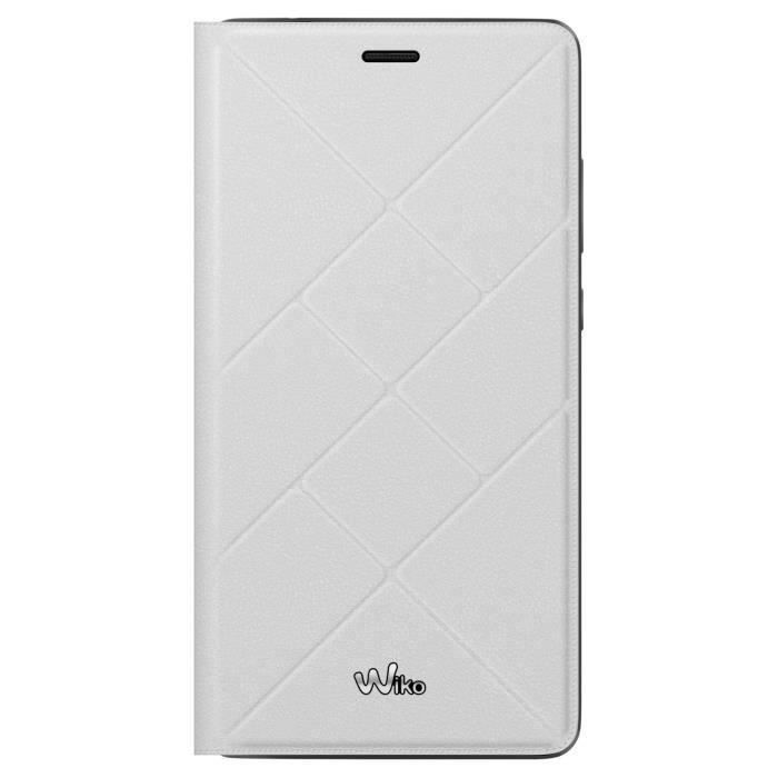 Wiko Folio Jetlines Pulp Fab 4G - Blanc