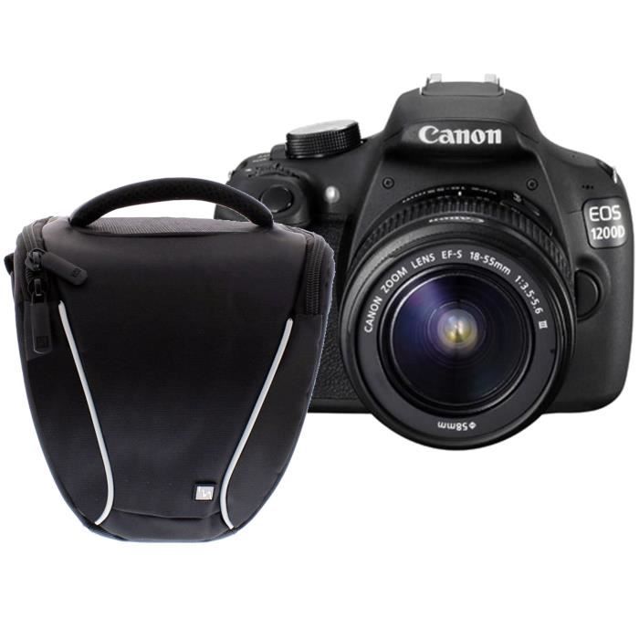 Pack CANON EOS 1200D avec objectif EF-S 18-55mm + T'nB DCCOS1R Sacoche