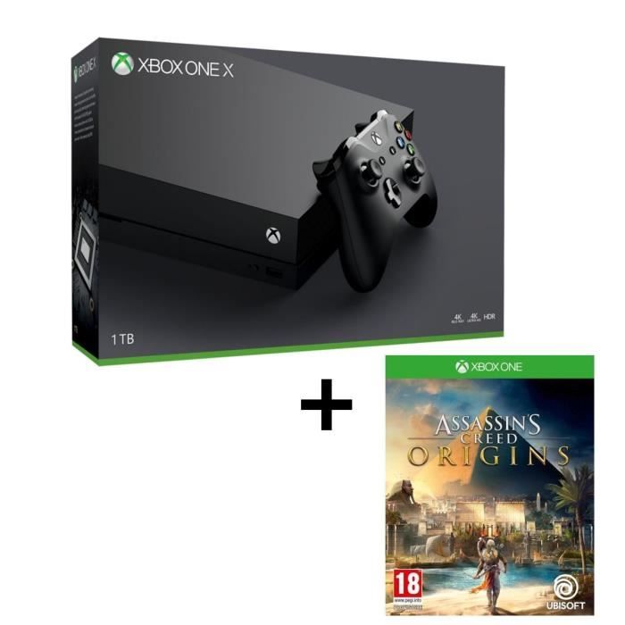 Pack Xbox One X 1 To + Assassin's Creed Origins