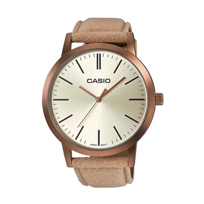 CASIO Montre Basic Vintage Marron Femme